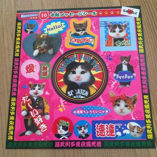 Amazon.co.jp: なめ猫なめんなよ⑩手紙メッセージシール暴走族